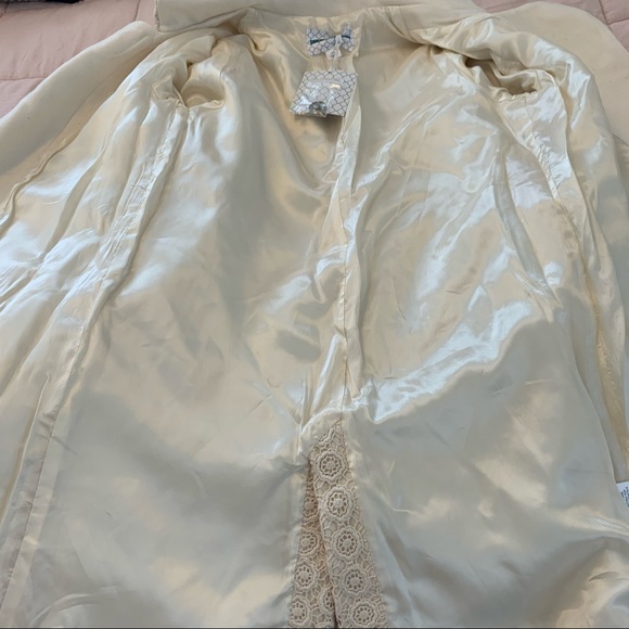 PIM & LARKIN size XS stunning cream jacket with crochet embroidery detail - Picture 7 of 16